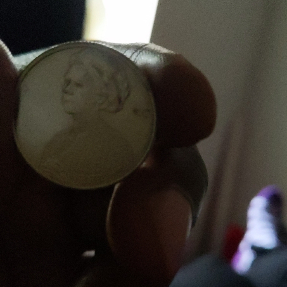 Vintage Coin with Portrait